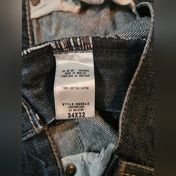 GUESS Mens Blue Jeans size: 34x32 - Picture 3 of 6